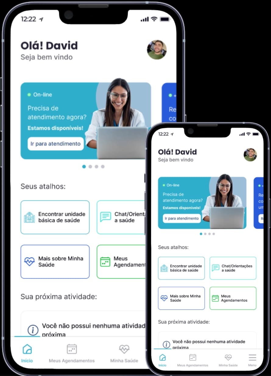 Imagem do aplicativo do eSaúde São Paulo